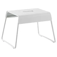 ZONE Denmark A-Stool Hocker Metall 39 x 27,5 x 30 cm Soft Grey