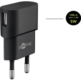 goobay 45298 Ladegerät für Mobilgeräte schwarz