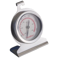 Gravidus Backofenthermometer Edelstahl Backofenthermometer Ofenthermometer Thermometer Küchenthermometer silberfarben