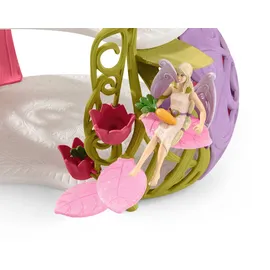 Schleich Bayala Glitzerndes Blütenhaus mit Einhörnern, See und Stall 42445