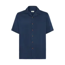 !Solid Kurzarmhemd Blau XXL