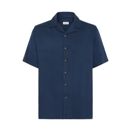 !Solid Kurzarmhemd Blau XXL