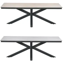 Gardissimo ARMATI Nonwood Alu-Gartentisch Gartenmöbel 220cm (eckig) anthrazit / hell