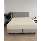 Kayori Spannbettlaken Mako-Satin 180 x 200 cm beige
