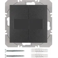 Berker KNX-Funk Wandsender 2fach 85656185