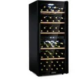 Klarstein Barossa 102 Duo Weinkühlschrank 102 Fl 226 Ltr 2 Zonen Touch-Steuerung schwarz