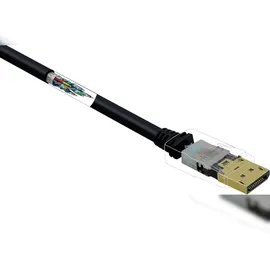 Renkforce DisplayPort Anschlusskabel DisplayPort Stecker, DisplayPort Stecker 1.80m Schwarz UHD 4K @ 60Hz vergoldete