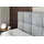 altdecor Boxbett, mit H3-Matratze und Lattenrost - RICAR - 160x200 Hellgrau