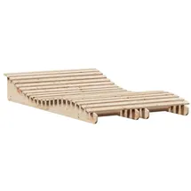 vidaXL Sonnenliege 205 x 60 x 31,5 cm Braun