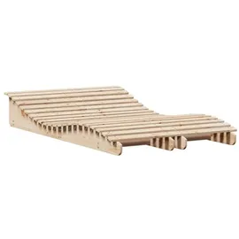 vidaXL Sonnenliege 205 x 60 x 31,5 cm Braun