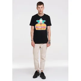 LOGOSHIRT T-Shirt "Simpsons - Krusty Burger", Jungen, Gr. 4XL, schwarz, 100% Baumwolle, bedruckt, normal, Rundhals, Shirts T-Shirt, mit lizenziertem Originaldesign