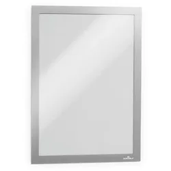 DURABLE Rahmen 4872, DIN A4, Rückseite selbstklebend, silber