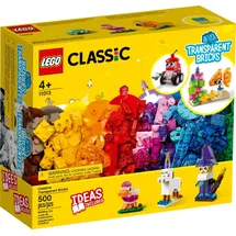LEGO Classic Kreativ-Bauset mit durchsichtigen Steinen 11013