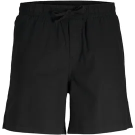 JACK & JONES Shorts »JPSTJAIDEN JJSUMMER JOGGER SHORT SN« mit elastischem Bund Gr. M N-Gr, Black, , 72335851-M N-Gr