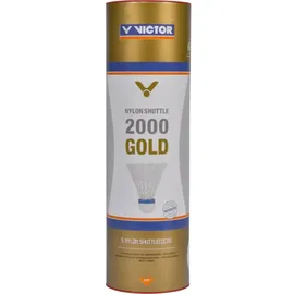 Victor Badmintonball Shuttle 2000 Gold-Gelb-Blau