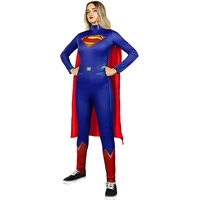 Funidelia | Supergirl Kostüm 100% OFFIZIELLE für Damen Größe L Kara Zor-El, Superhelden, DC Comics - Farben: Bunt, Zubehör für Kostüm - Lustige Kostüme für deine Partys