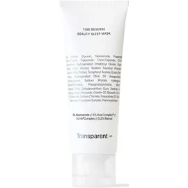 transparent lab Time Reverse Beauty Sleep Mask 75 ml