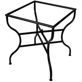 Marrakesch Orient & Mediterran Interior Mosaiktisch Gestell 70 x 70 x 70 cm Schwarz