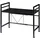 [en.casa] Mikrowellenregal Sorsele 63 x 47,5 x 32 cm Schwarz