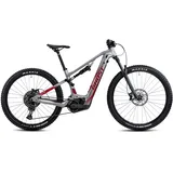 E-Bike GHOST "E-ASX 130 Universal AL" E-Bikes Gr. 43cm, 29 Zoll (73,66cm), grau (grau, rot) Pedelec, Elektrofahrrad für Damen u. Herren, MTB