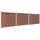 vidaXL WPC Sichtschutzzaun Element Set 526 x 146 cm braun