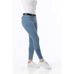 Damen Reithose Kniebesatz ALEXANDRIE blau 36