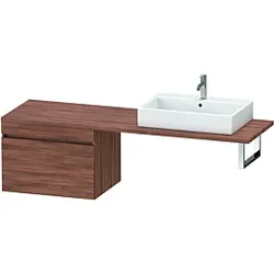 Duravit DuraStyle Waschtisch-Unterschrank DS535407979 70 x 54,8 cm, nussbaum natur, für Konsole, 1 Auszug