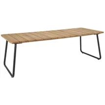 Brafab Nolli Gartentisch 175 x 90 x 73 cm schwarz/natur