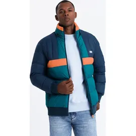 Ombre Clothing Parka für Männer Kenjo weiß S - Weiß - S