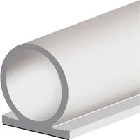 Ellen Türanschlagdichtung Omega-Profil 137, Silikon blank schwarz, Länge 25
