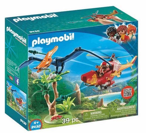 PLAYMOBIL® Helikopter mit Flugsaurier - The Explorers