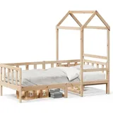 vidaXL Tagesbett 80 x 200 cm Braun