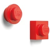 LEGO MAGNET SET ROUND AND SQUARE - RED