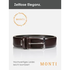 Monti Herrengürtel Leder 95 Braun