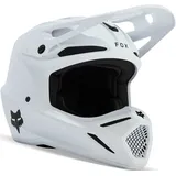 Fox V3 Solid Jugend Motocross Helm, weiss, Größe S