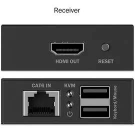 Digitus DS-55357 HDMI®, HDMI® Eingang, USB, USB-A, USB-A (USB 1.1), RJ45 HDMI Extender über Netzwerkkabel RJ45 40 m