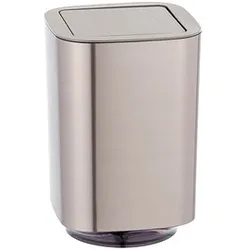 WENKO Auron Kosmetikeimer 5,5 l silber