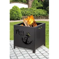 Gilde Feuerkorb Meerzeit Ø 43 cm Schwarz