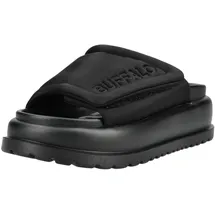 Buffalo Pantoletten Textil - schwarz 36