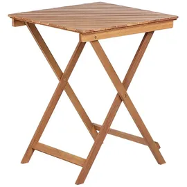 Beliani Balkon Set 3-tlg. Dunkelbraun