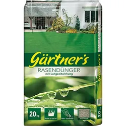 Gärtner's Rasendünger mit LZW komp.20 kg
