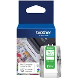 Brother Etiketten CZ-1002 Weiß 12 mm 5 m 1 Blatt
