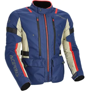 Acerbis X-Travel 2.0 Textiljacke Blau/Beige/Rot L
