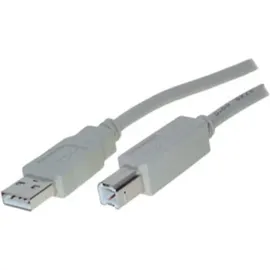 ShiverPeaks USB-A auf USB-B 1 m Weiß