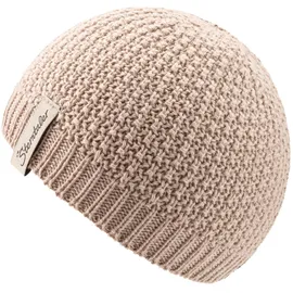 Sterntaler GOTS Strickmütze Waffel in beige, | Gr.: 43 cm