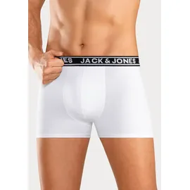 JACK & JONES Trunk »JACCRISP im 6er Pack mit Logobund und Stretchkomfort« Packung, 6 Stk., unifarben mit Farbeinsatz, modisch, eng anliegend, Baumwollmischung Gr. L & JONES