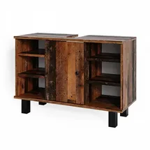 Vicco Waschbeckenunterschrank Fynn, Antikholz, 80 x 54 cm,