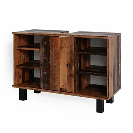 Vicco Waschbeckenunterschrank Fynn, Antikholz, 80 x 54 cm,