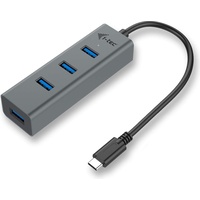 iTEC i-tec USB-Hub, 4x USB-A 3.0, USB-C 3.0 [Stecker] (C31HUBMETAL403)