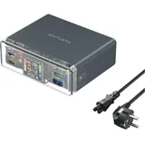 4smarts Stacja ładująca Lucid 300W z trybem DIY szary (300 W), USB Ladegerät, Grau